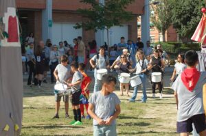 imatge de tabals i gegants de l'escola