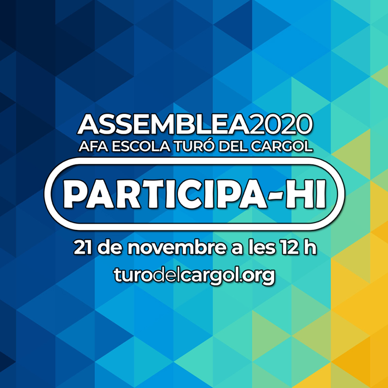 Assemblea anual ordinària de l'AFA de l'escola Turó del Cargol