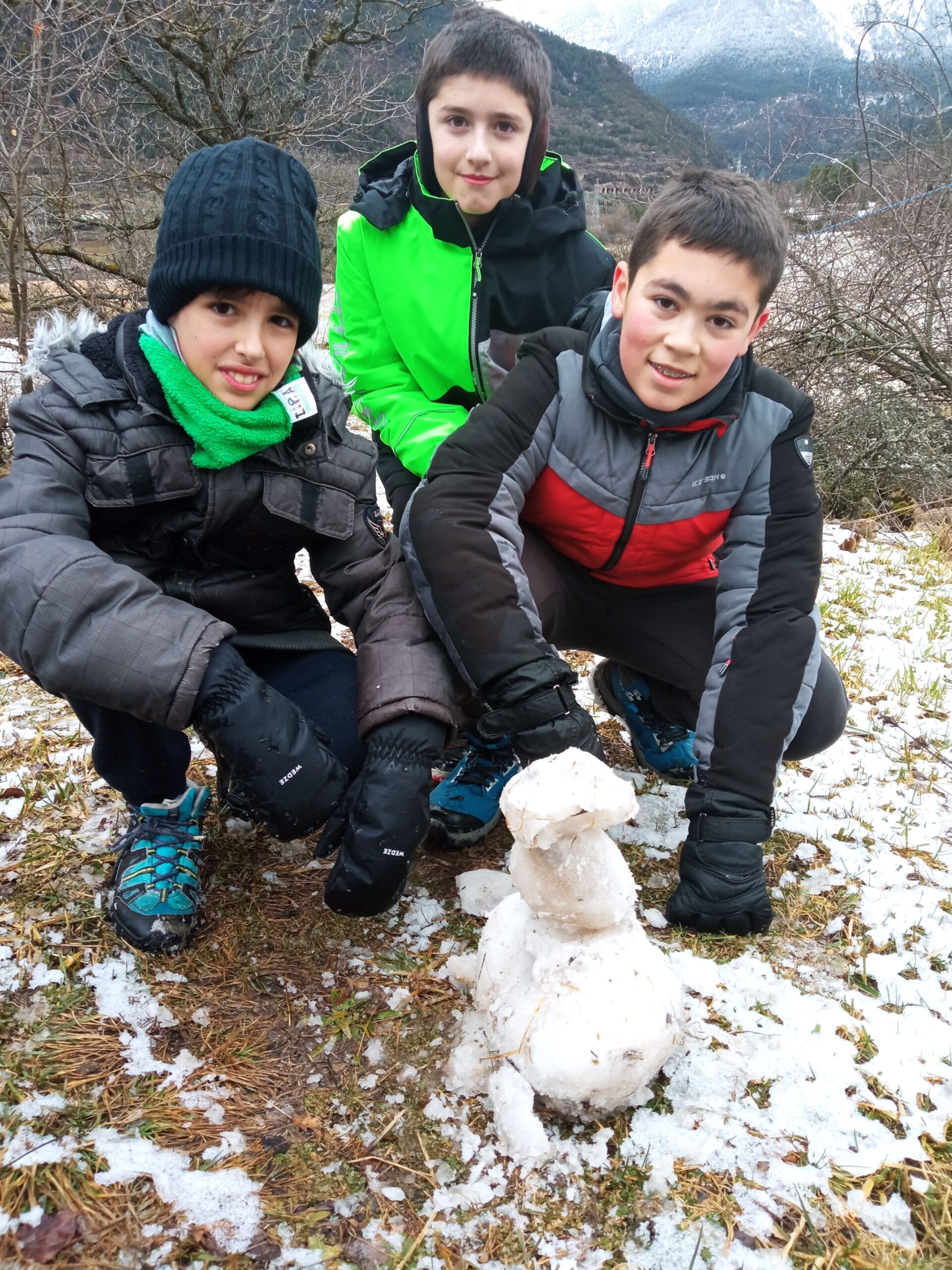 Petit però un ninot de neu