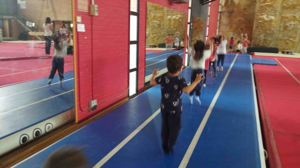 Els alumnes d’Infantil hem gaudit d’una jornada molt divertida al Gimnàs Municipal de Sabadell, fent activitats de moviment, equilibris i circuits.