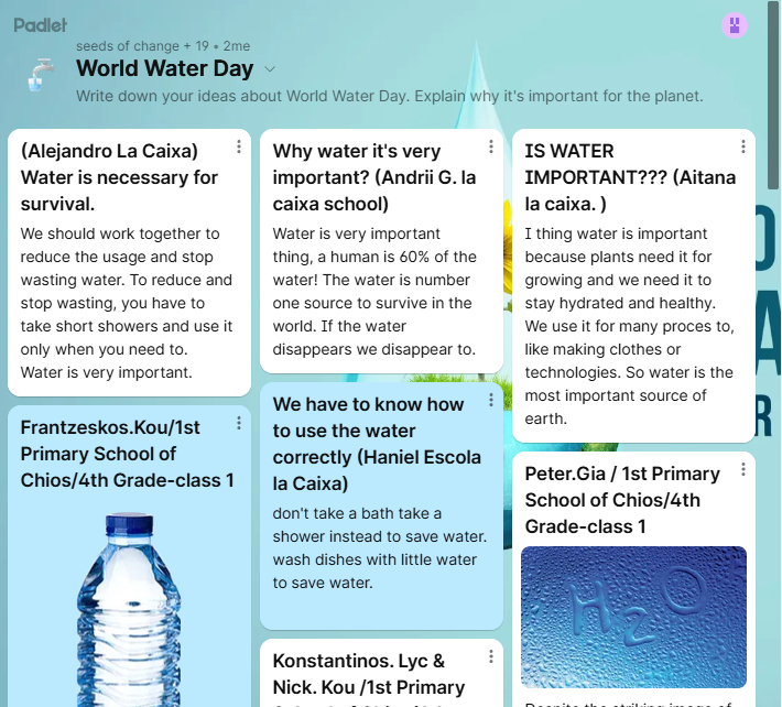 Día mundial del agua