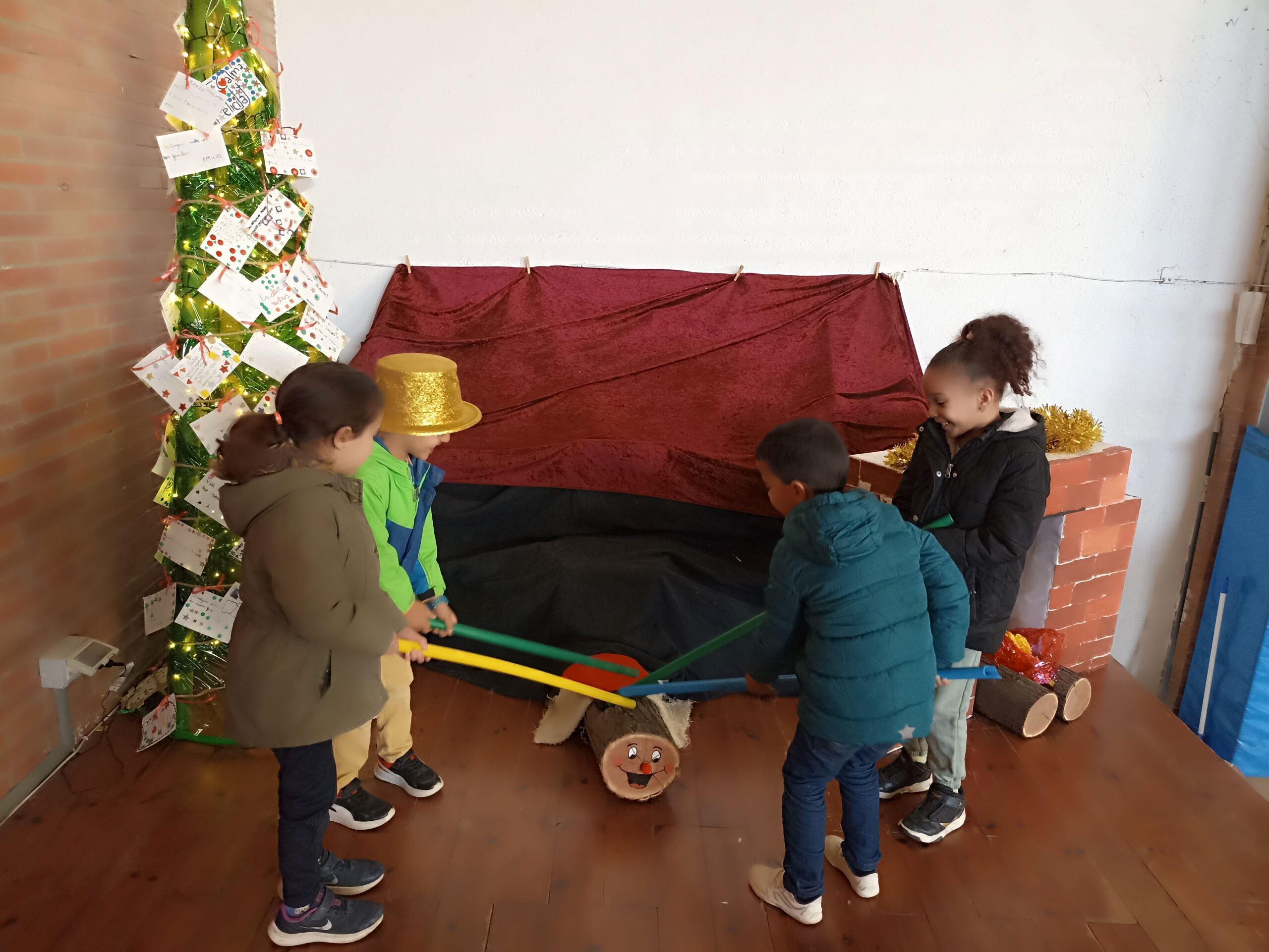 Infantil i CI va fer cagar el tió