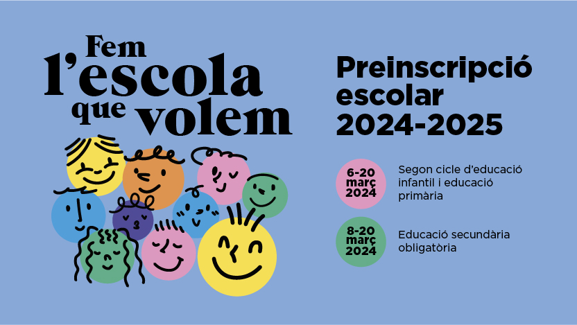 PREINSCRIPCIÓ 2024-2025 | Escola La Torreta