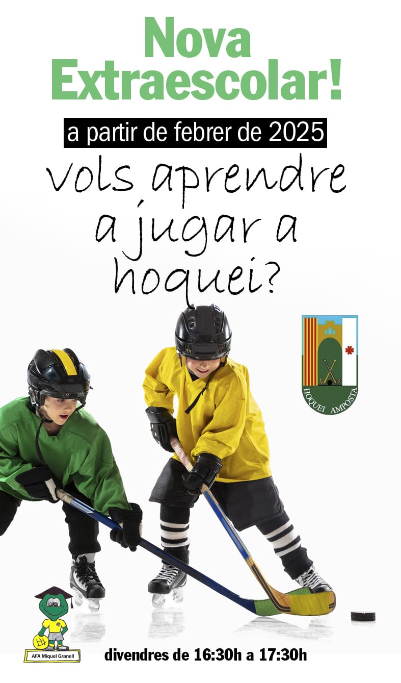 nova extraescolar hoquei patins afa