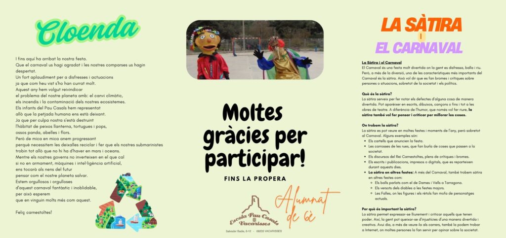 Triptic carnestoltes.