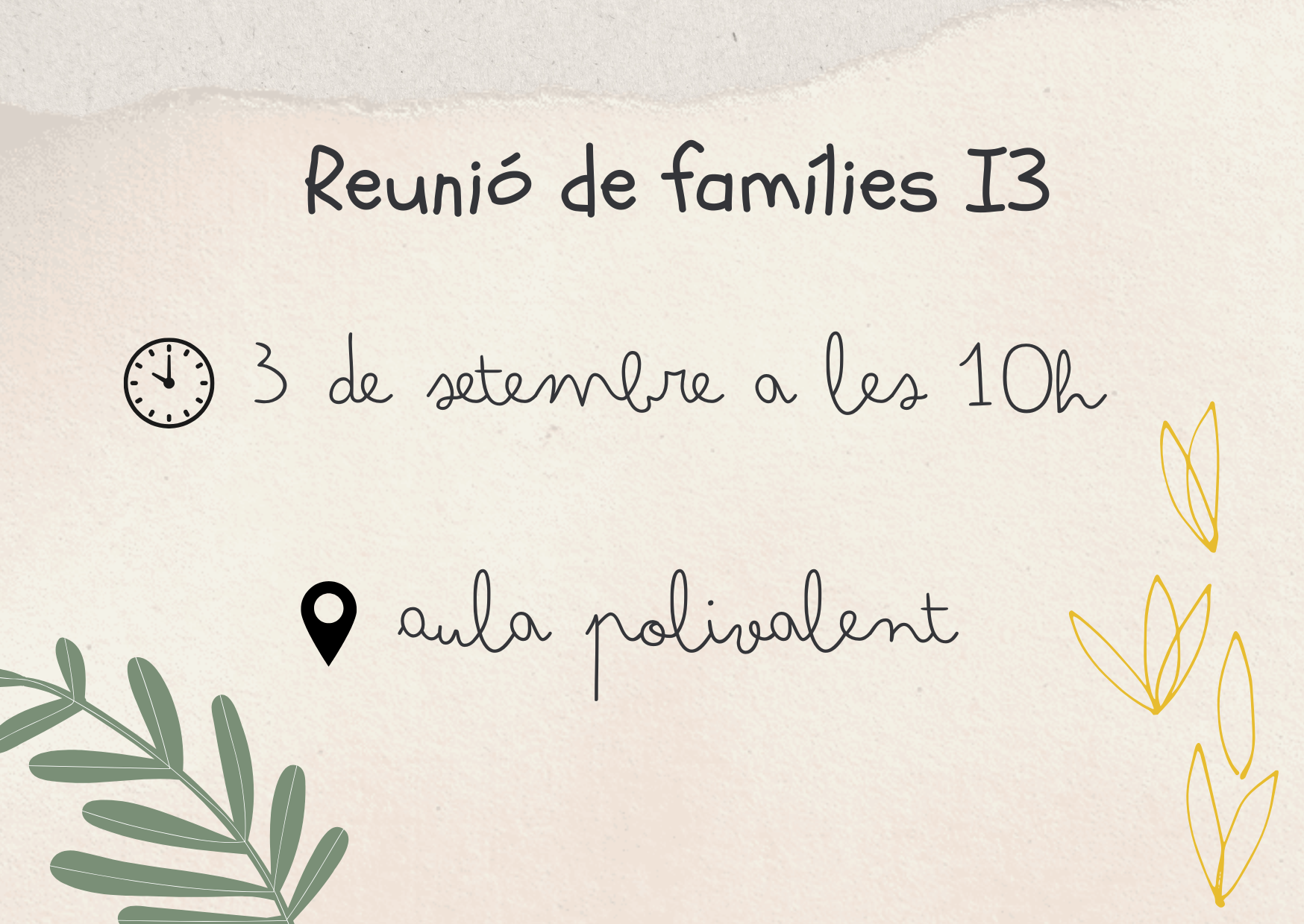 Reunió Famílies I3