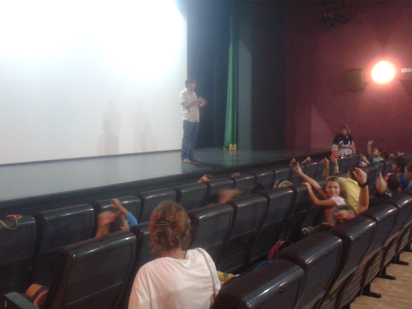 A dins del Cinema Ribes.