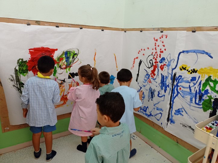 pintura vertical grupal