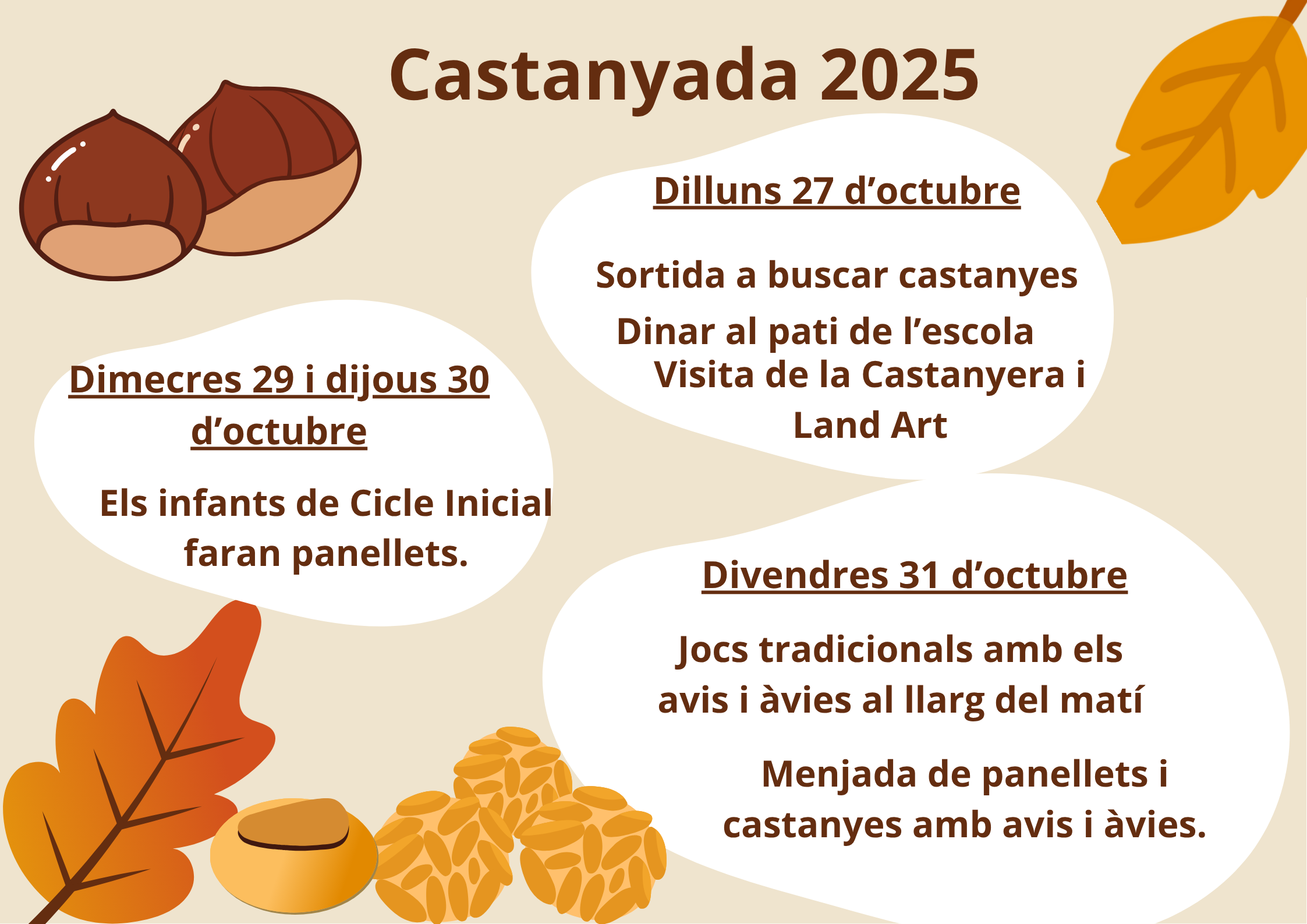 Cartell castanyada 2025