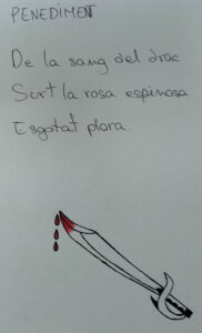 Un exemple de Haiku amb dibuix.