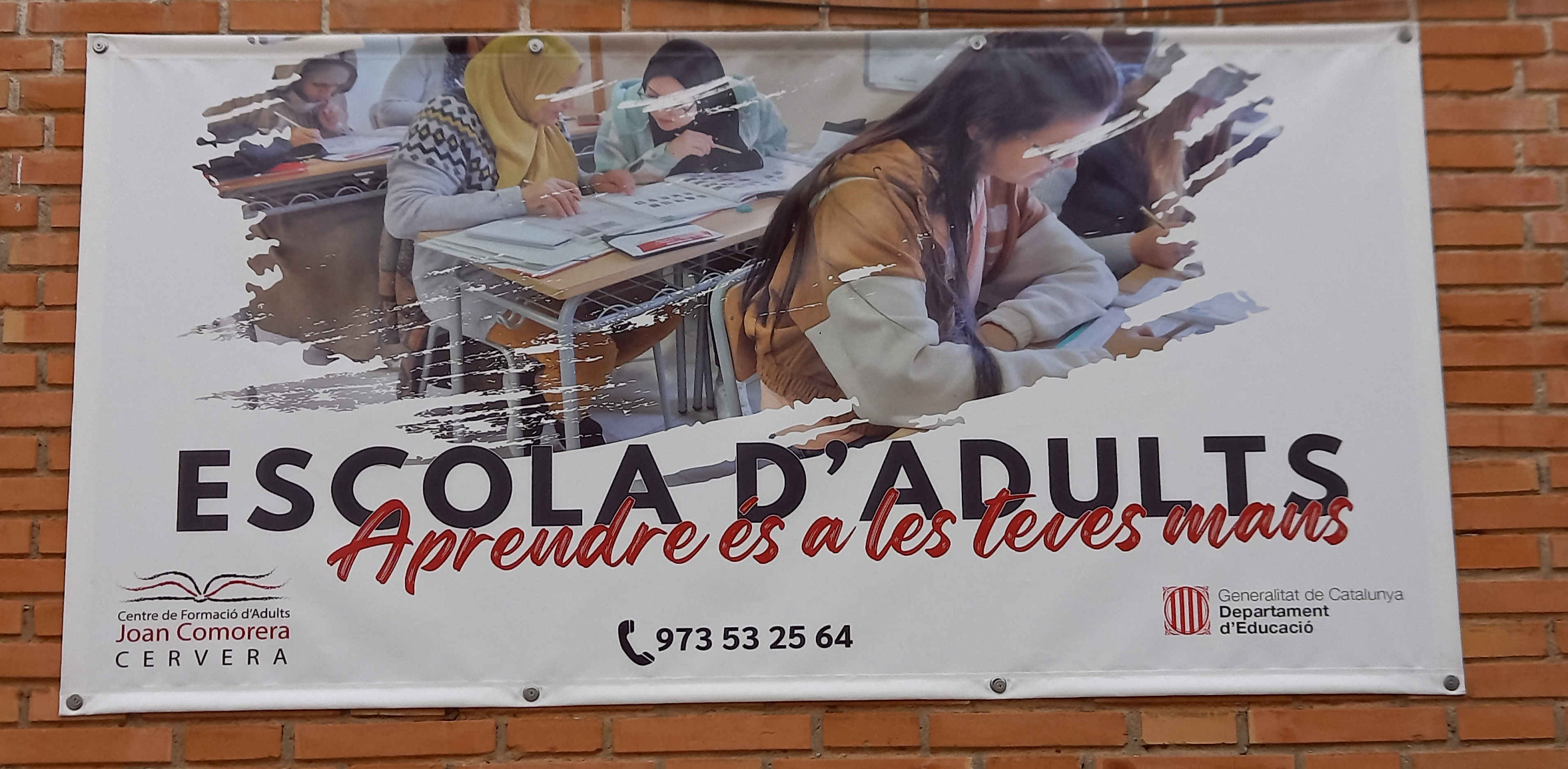 Pancarta CFA Joan Comorera