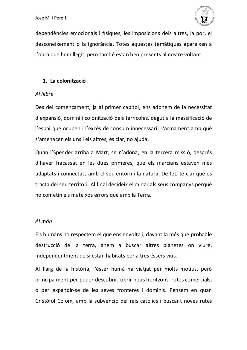 002 La nostra història ja estava escrita - Pere i Jose