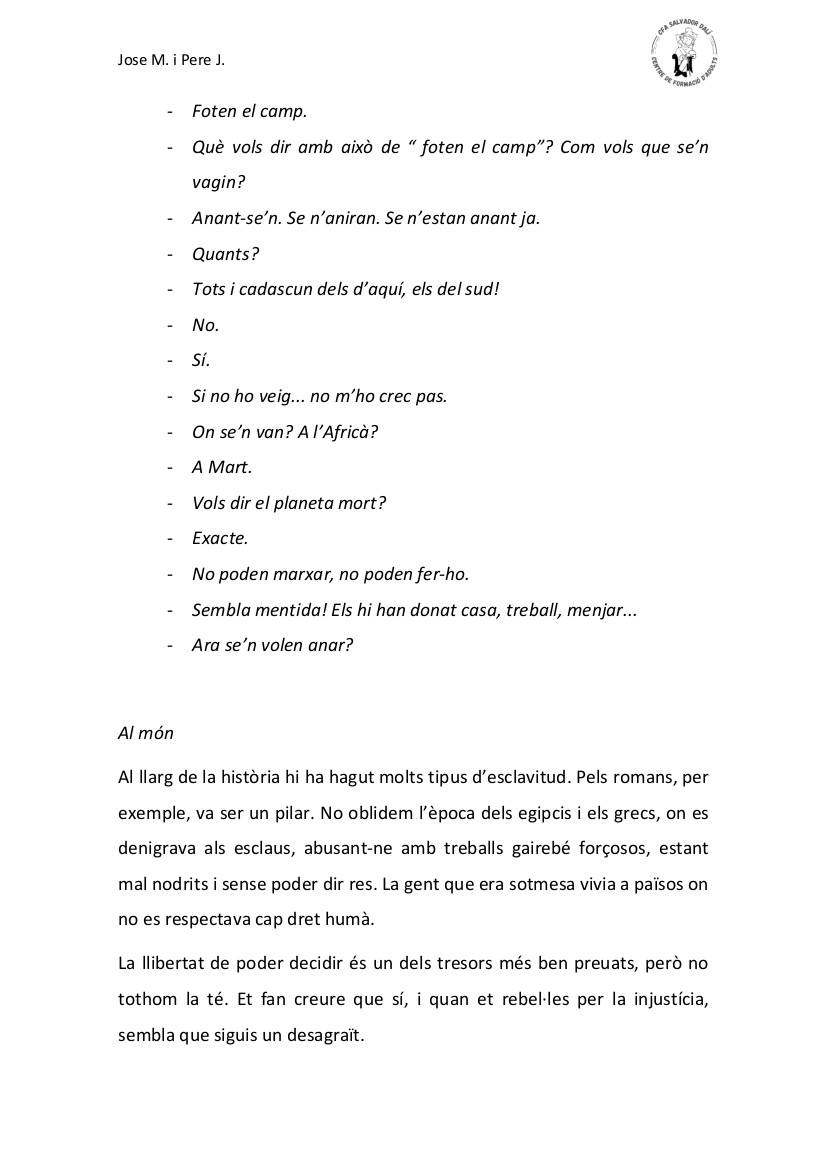 004 La nostra història ja estava escrita - Pere i Jose