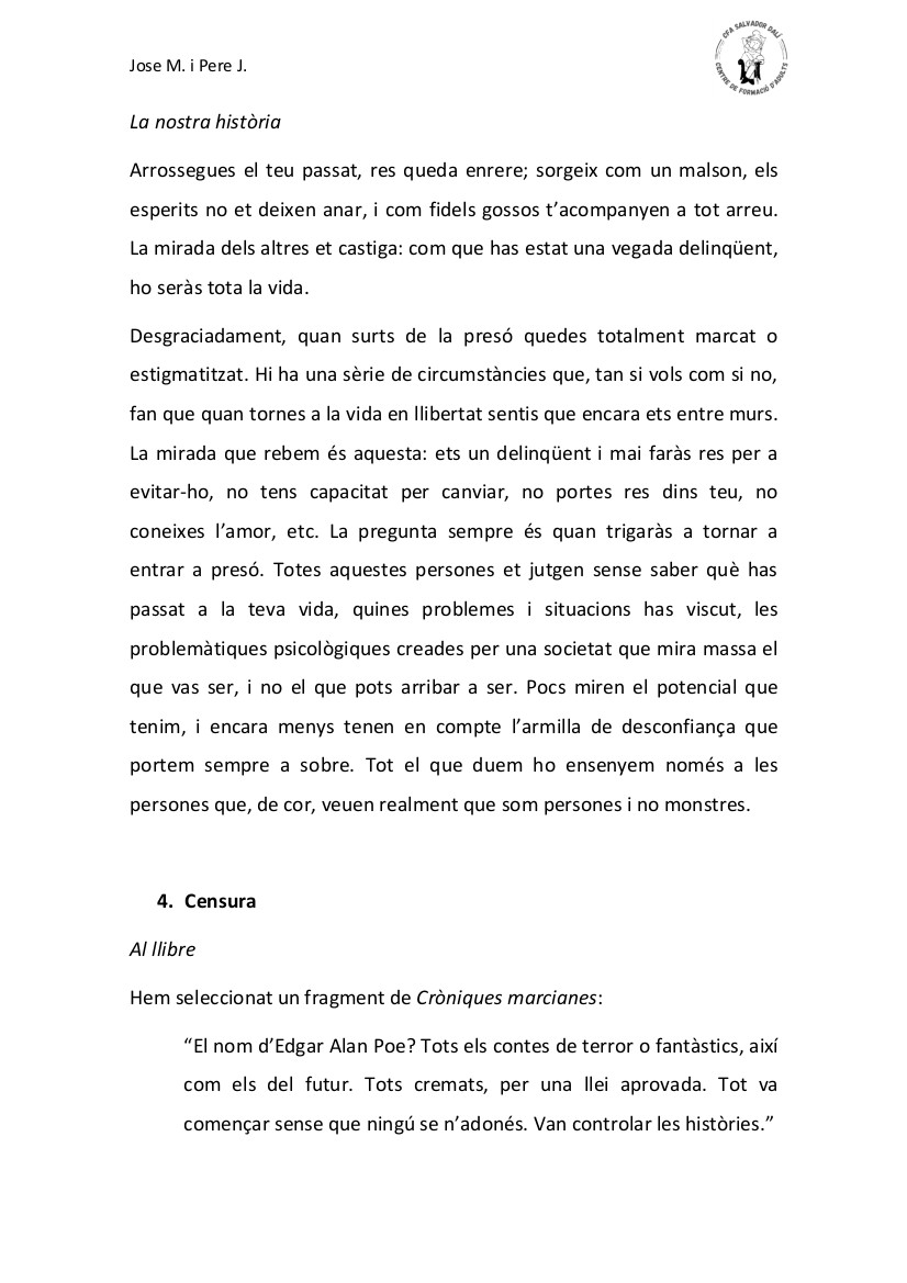 006 La nostra història ja estava escrita - Pere i Jose