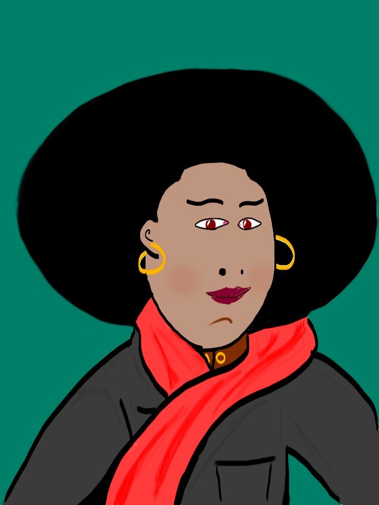 Woman with Afro_Jerome Ware