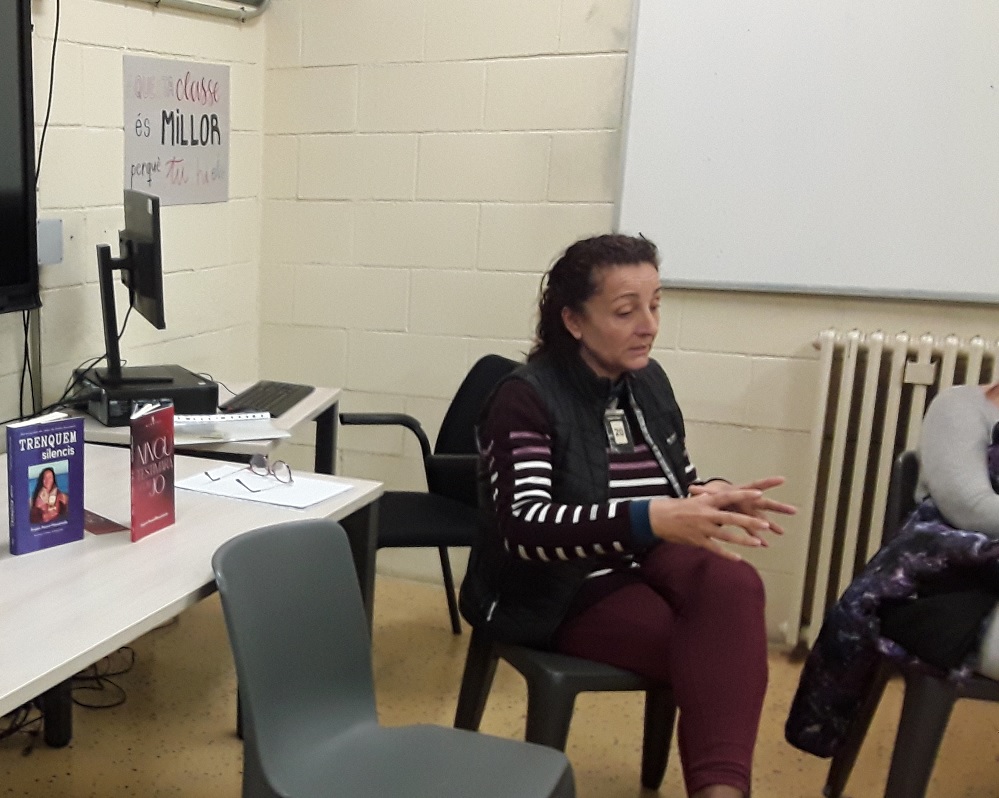 Presentació del llibre Ningú t'estimarà com jo al 25N al CFA Tramutana