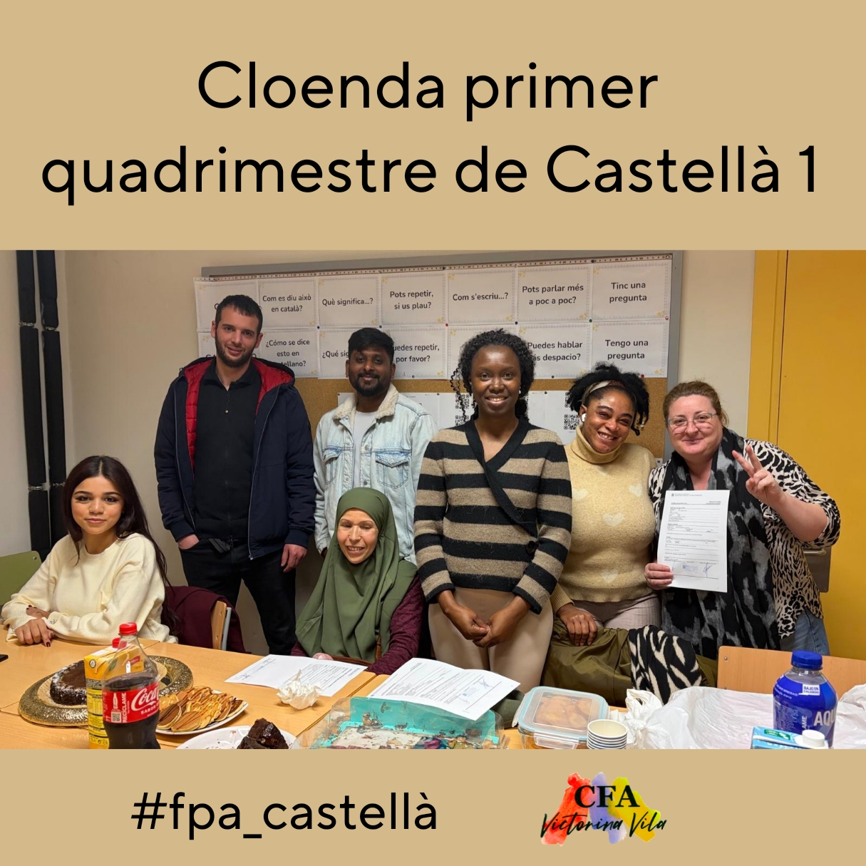 Cloenda primer quadrimestre Castellà 1