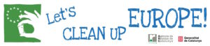 Logo Let's Clean Up, iniciativa europea amb el suport de l'Agència de Residus de Catalunya