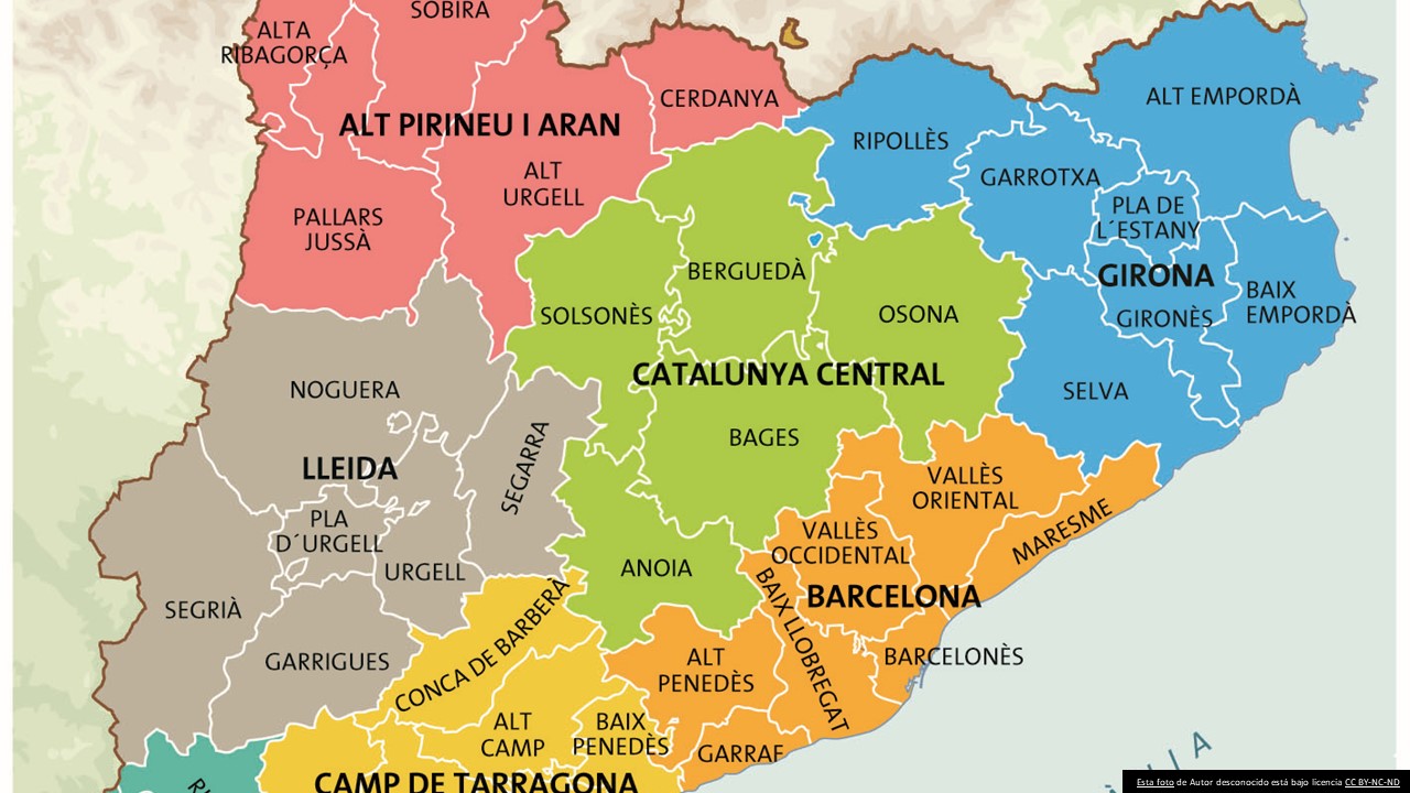 Mapa de Catalunya