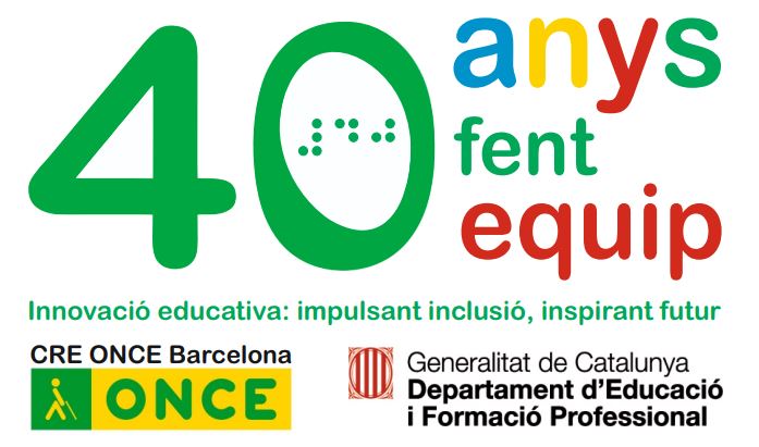Logo 40 anys. Innovació educativa: impulsant inclusió, inspirant futur