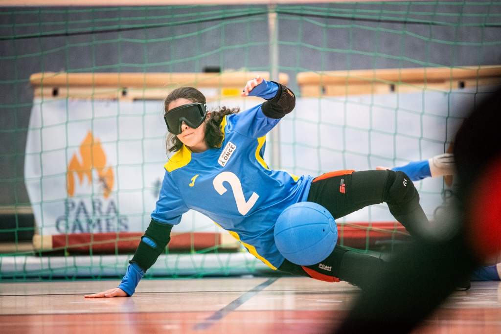 Goalball. Fent una aturada