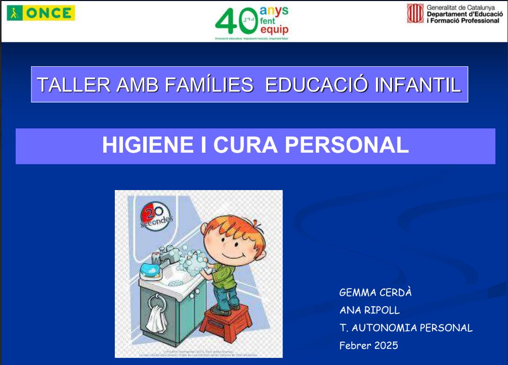 Higiene i cura personal presentació