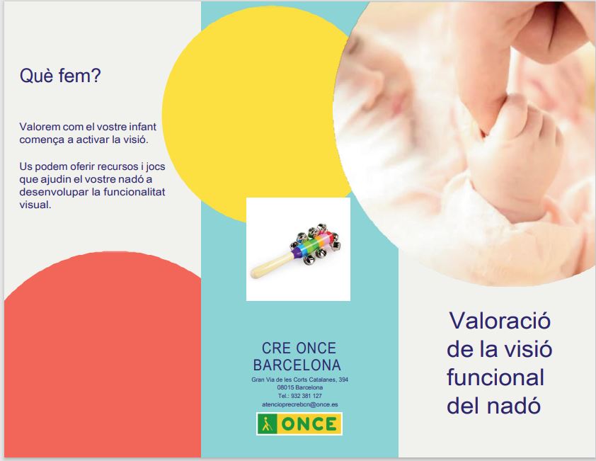 Tríptic Valoració de la visió funcional del nadó