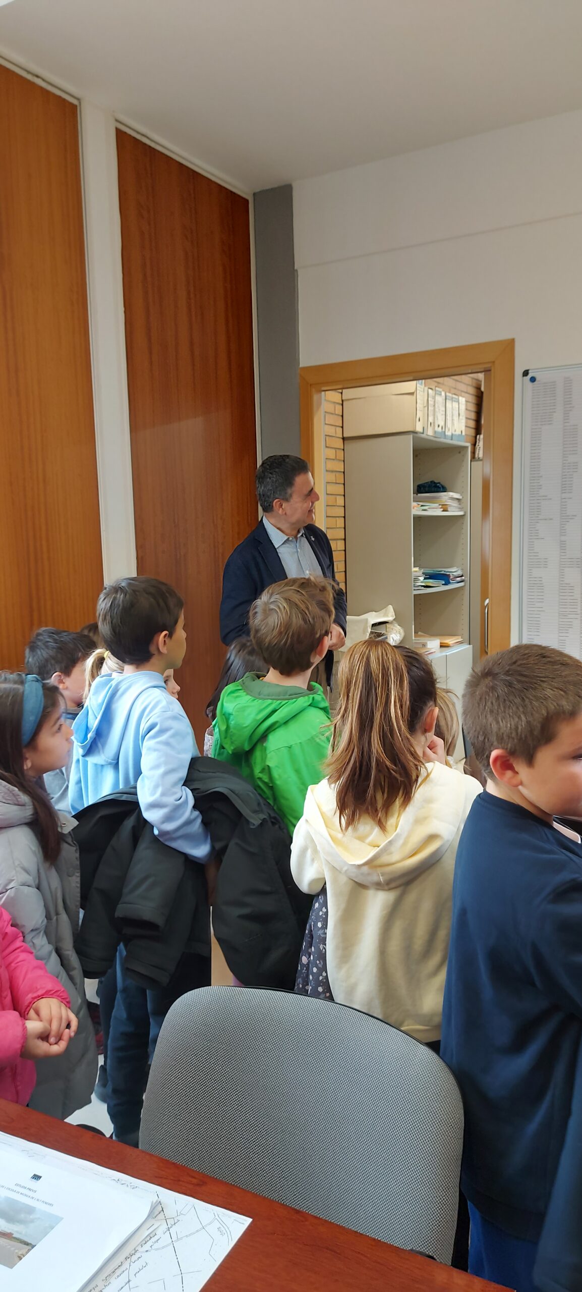 Visita al despatx de l'alcalde