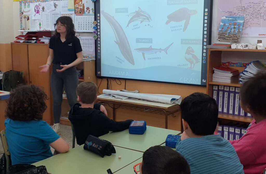 4t La Fundació CRAM visita la nostra classe.