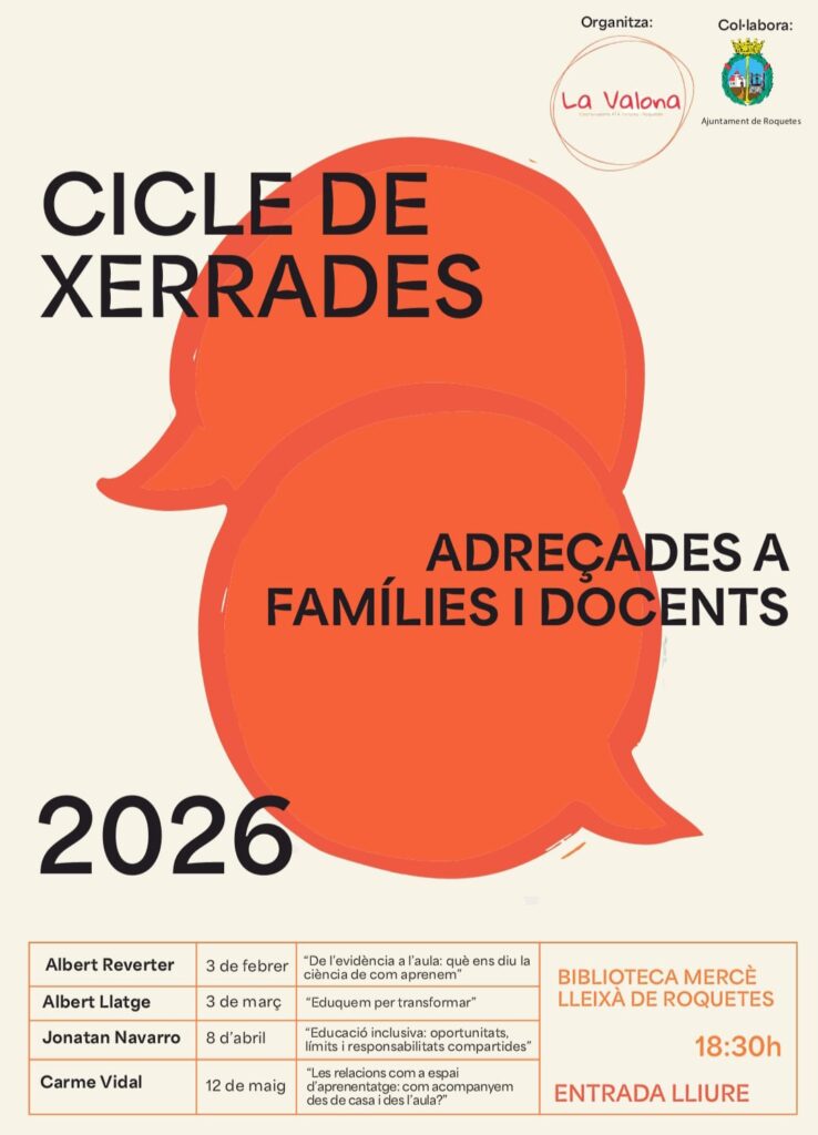 Cartell del cicle de xerrades