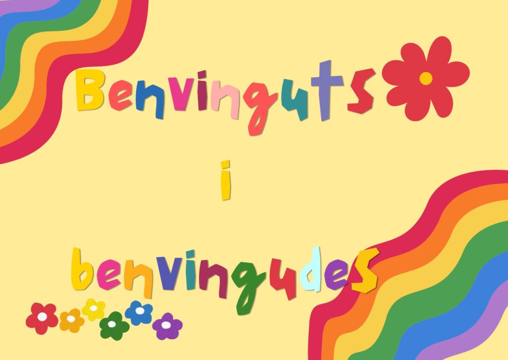 imatge text Benvinguts i benvingudes
