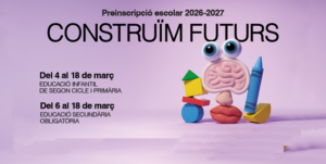 Preinscripció curs 2026-2027 educació infantil i primàrica