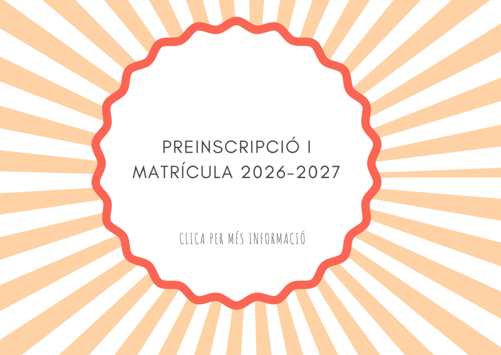 Preinscripció i matrícula 2024-2025