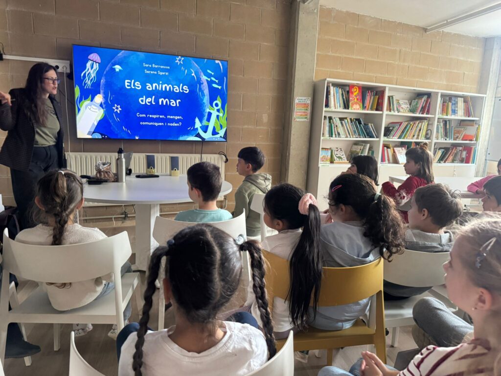 Ens visita una biòloga marina