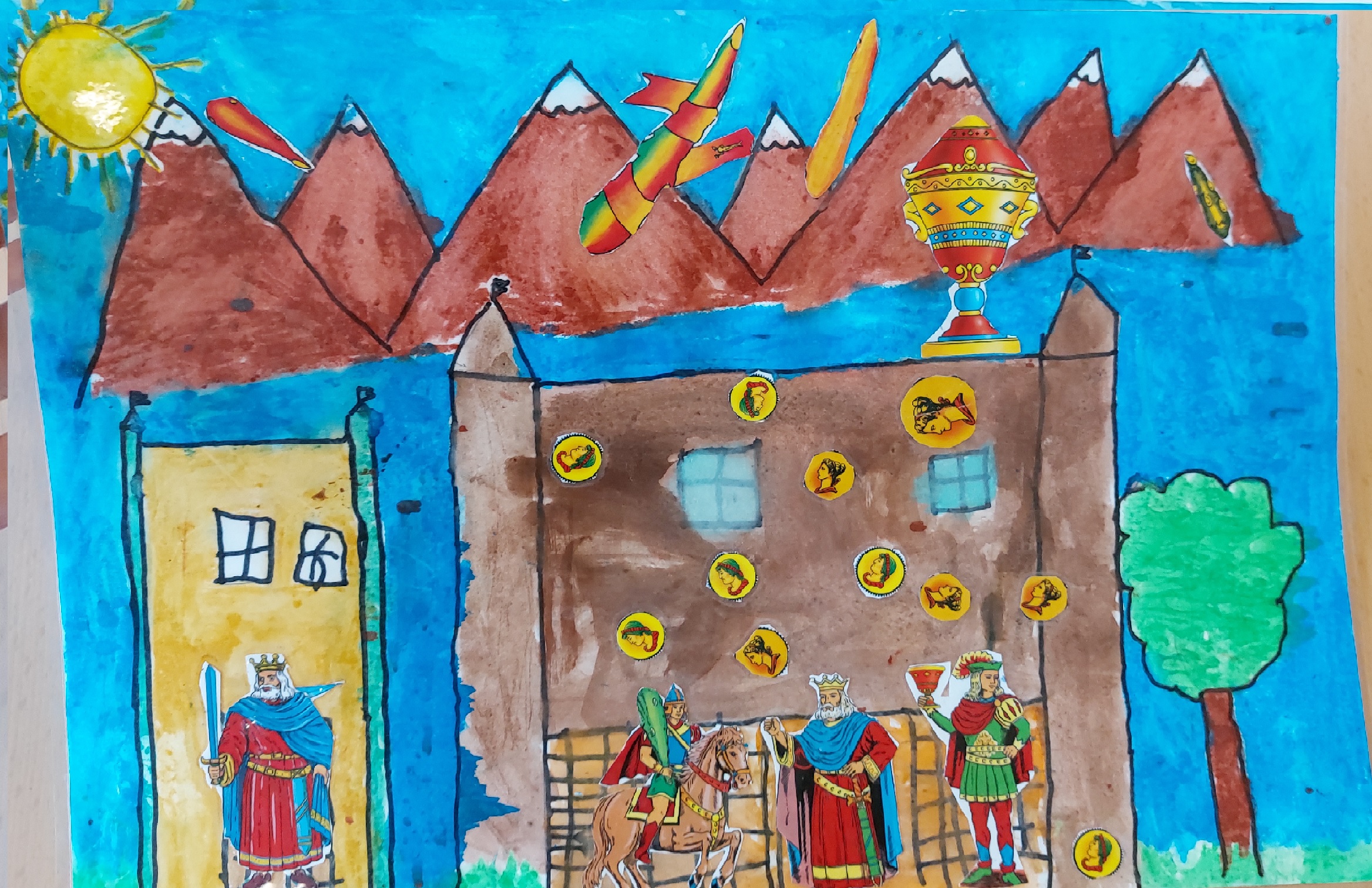 Creem art amb cartes?