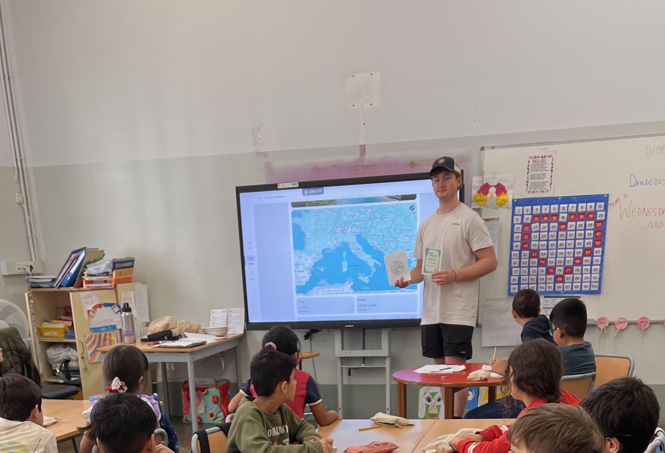 2nd grade, Jameson in class