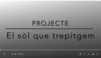 Vídeo recull del projecte El sòl que trepitgem