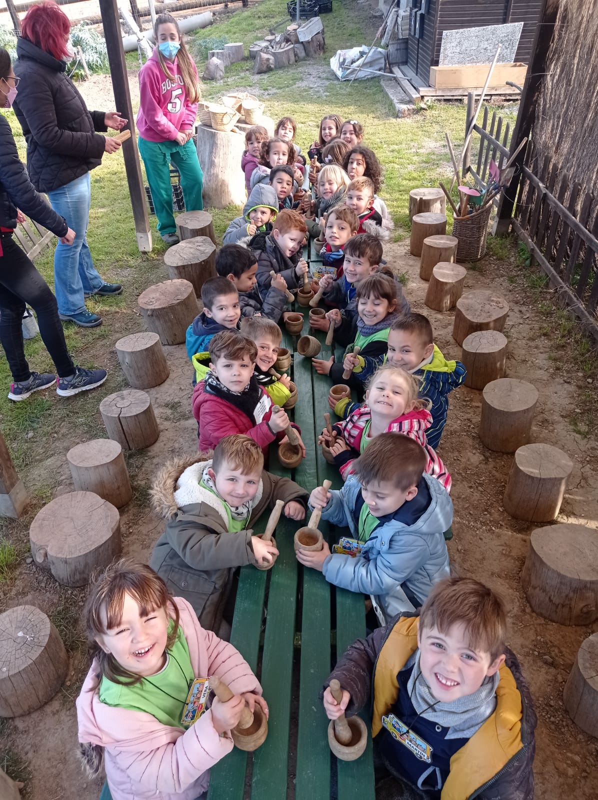 Preparem menjar pel pollets