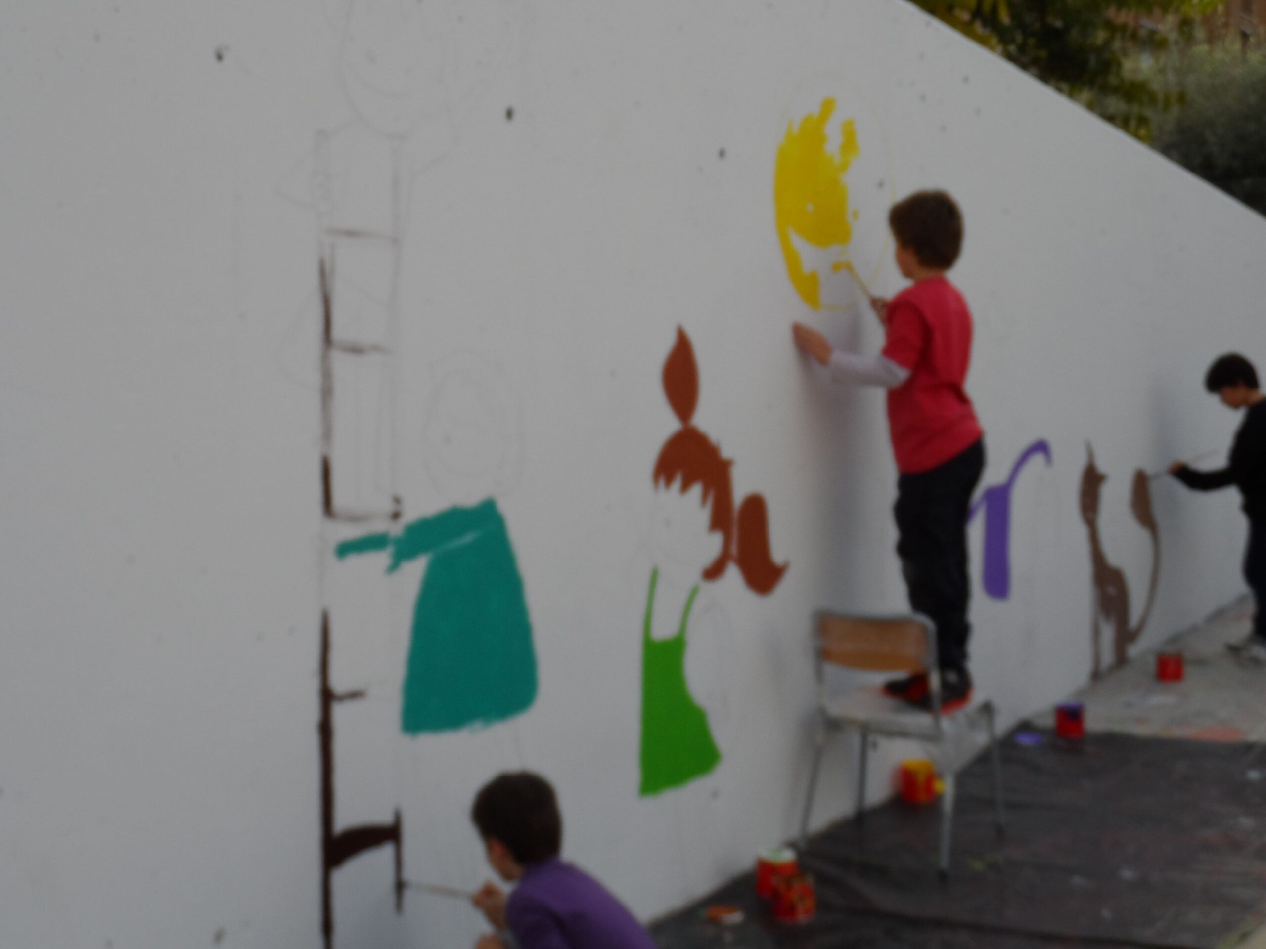 Pintant el mur