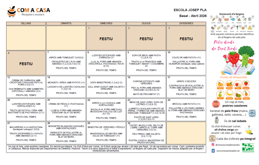 Menu abril26