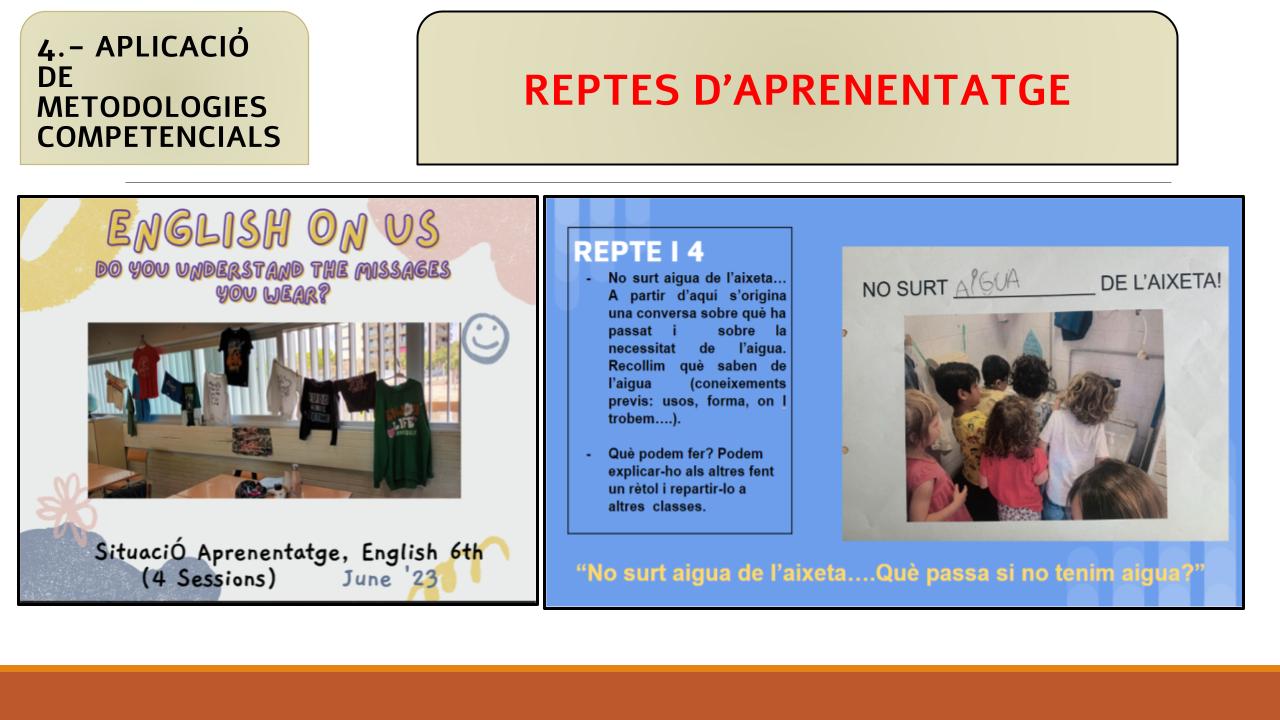 Reptes d'aprenentatges