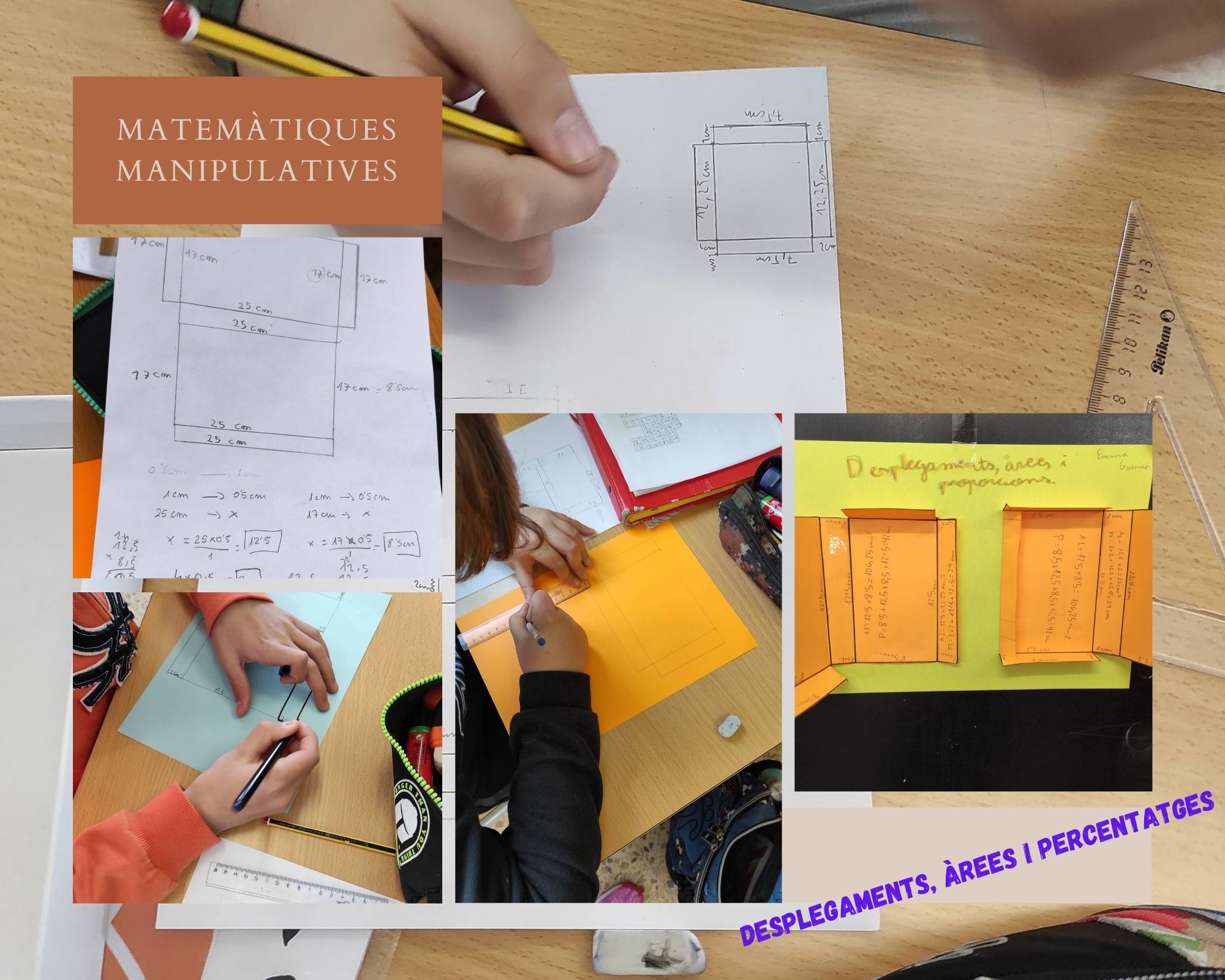 Azul Cumpleaños Niños Fiesta Foto Collage Cuadrícula (2)