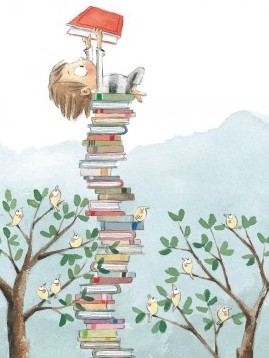 muntanya de llibres | Escola L'Olivar
