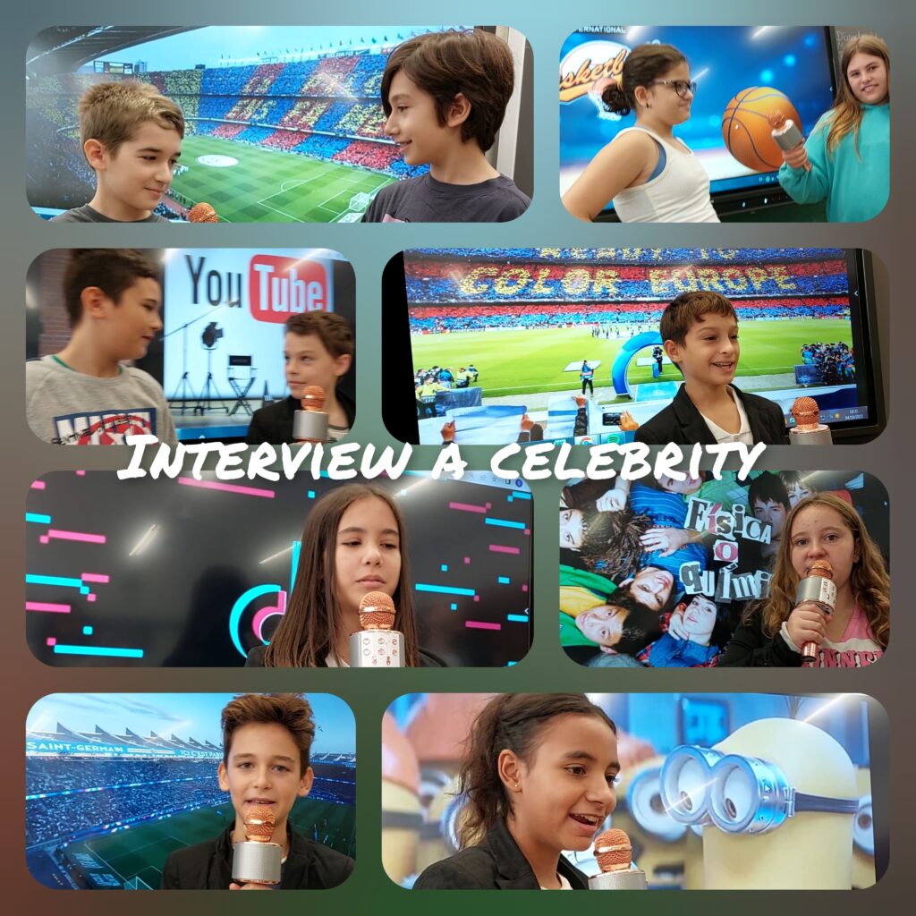 INTERVIEW A CELEBRITY