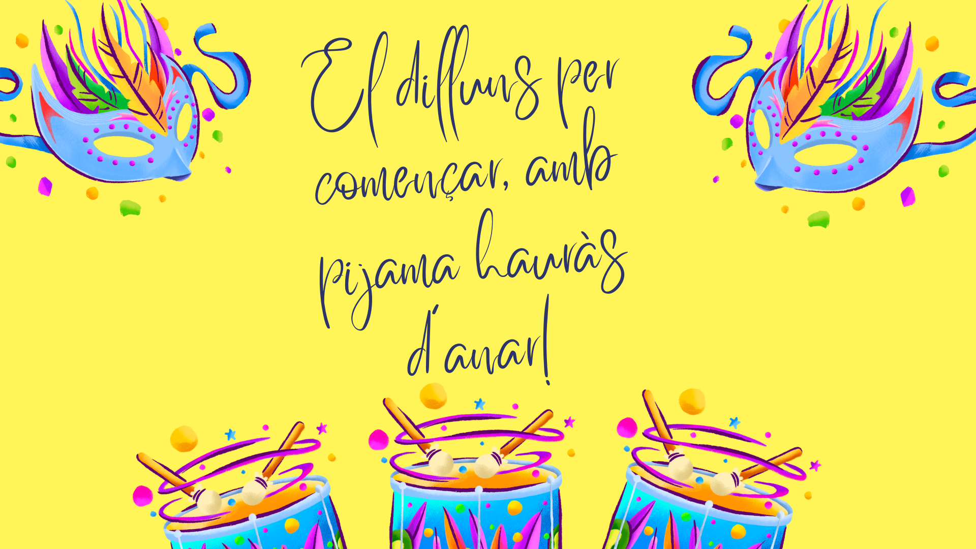 El dilluns per començar amb pijama hauràs d’anar! (1)