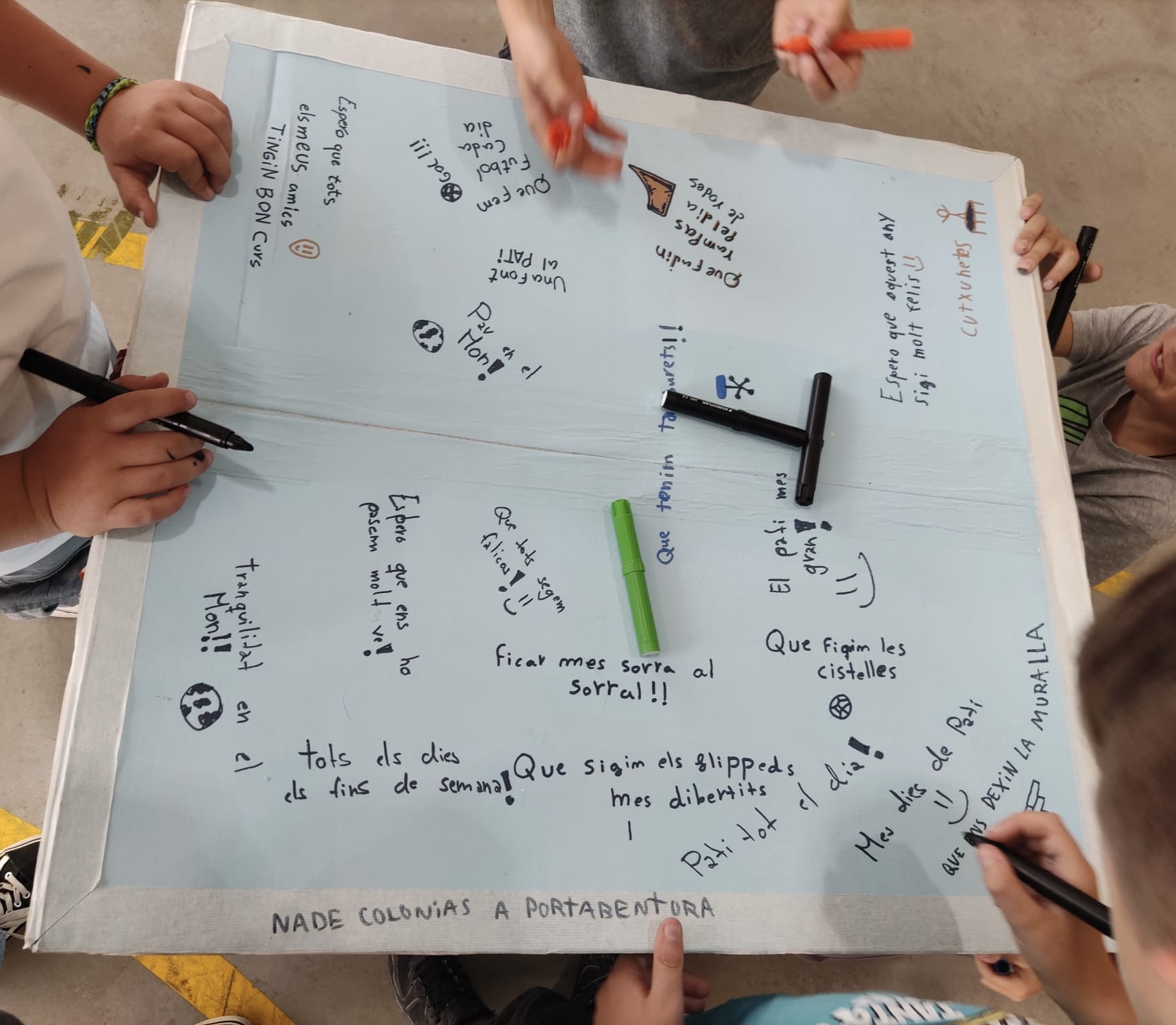 Escrivint els desitjos