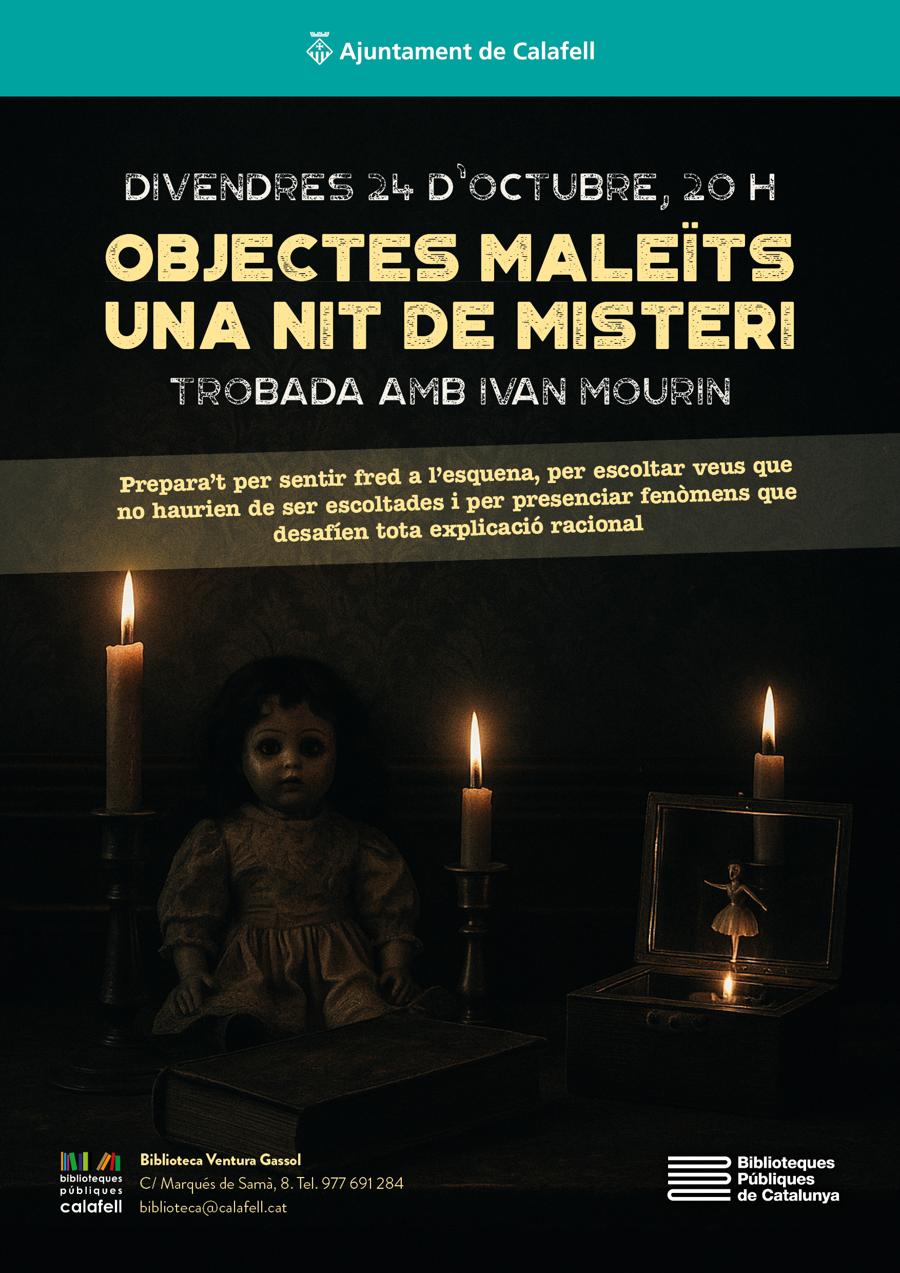 Cartell Objectes Maleïts