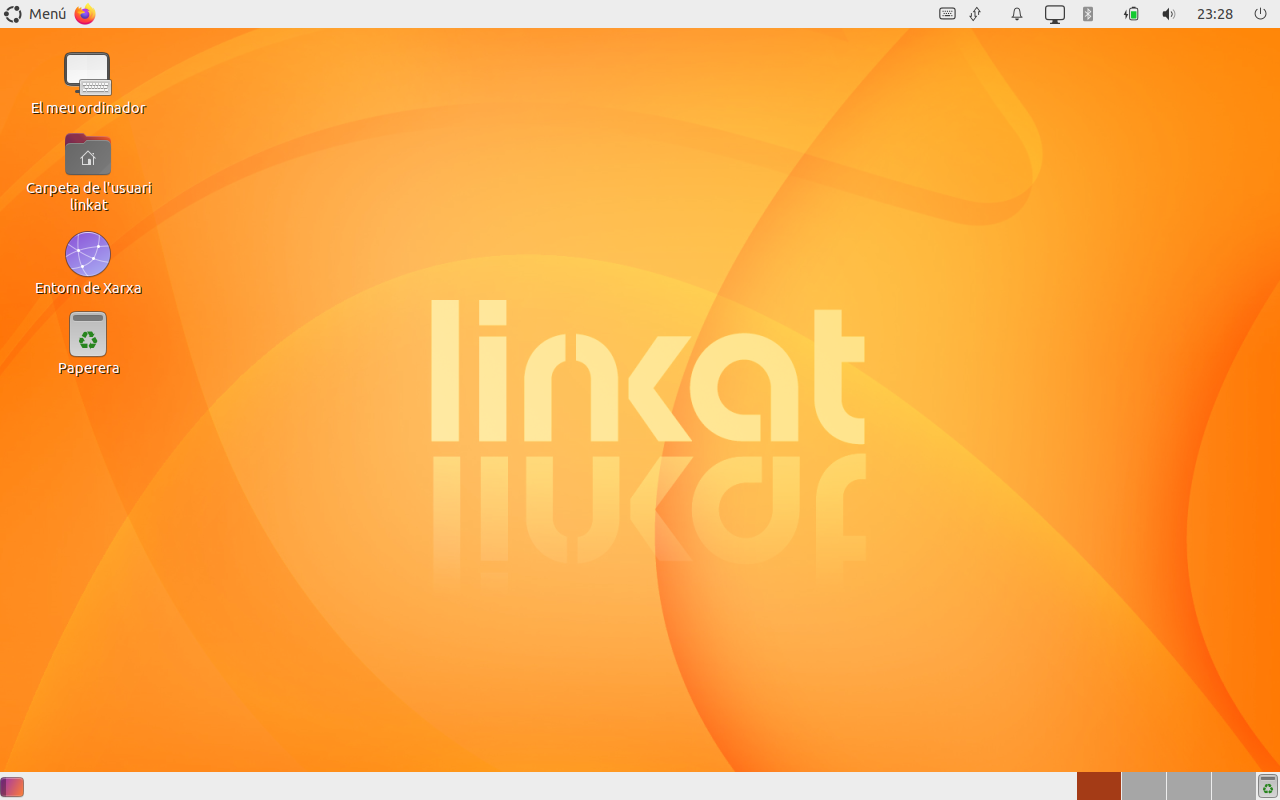 Escriptori de Linkat