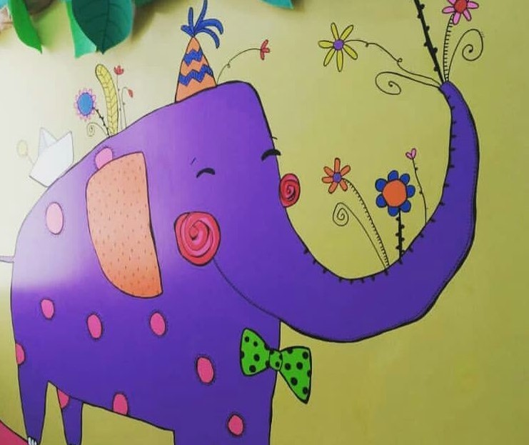 L'Anna ens ha pintat un elefant
