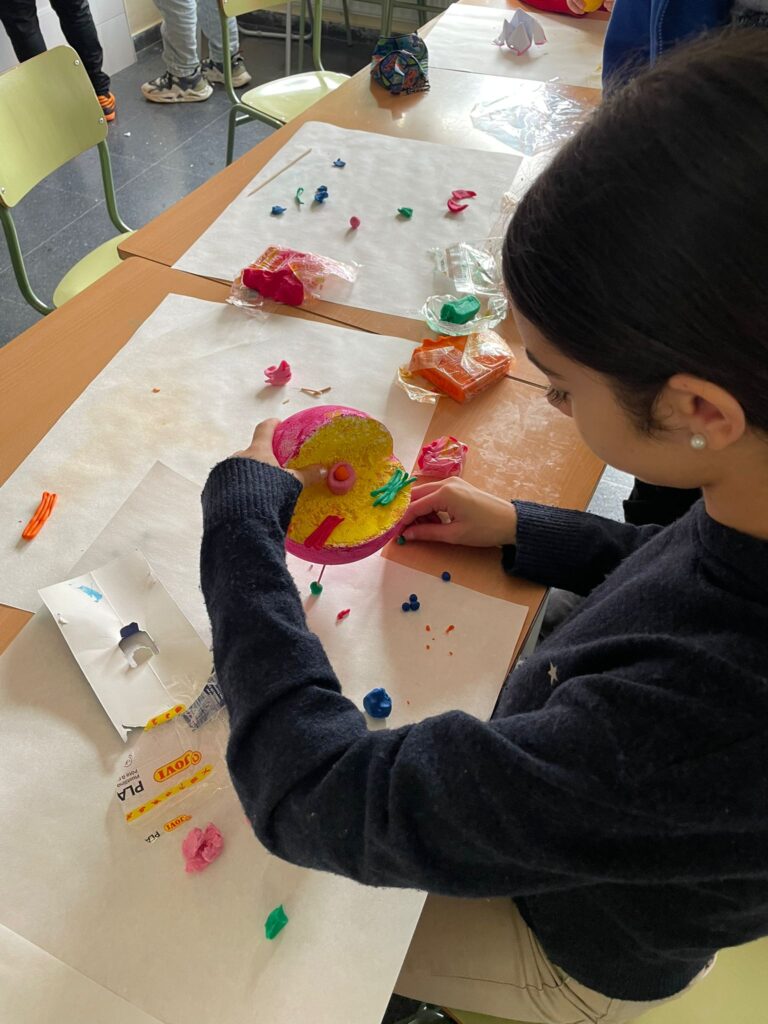 L’alumnat de 1r d’ESO s’ha endinsat en el món microscòpic a través d’un repte científic: identificar un microorganisme desconegut al laboratori del centre.